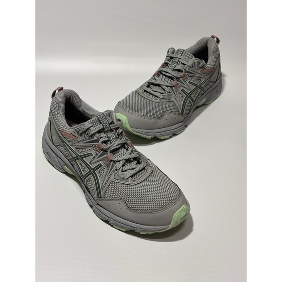 Asics Shoes - Asics Running Shoes Womens 11 Grey Gel-Venture 8 Trail Sneakers 1012B230 Mesh